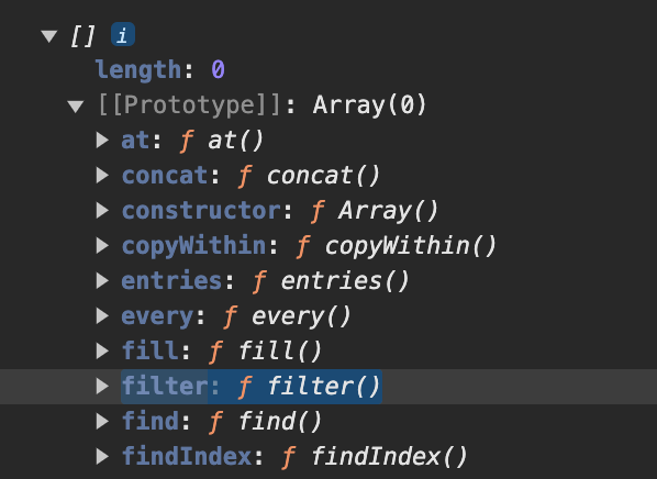 array prototype log